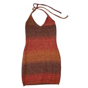 Urban Outfitters UO Haley Knit Halter Mini Dress size large
